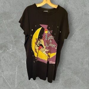 Vintage 1995 Looney Tunes Tasmanian Devil‎ Night Shirt